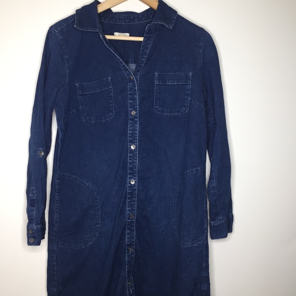 J. Jill denim button down dress - Picture 2 of 14